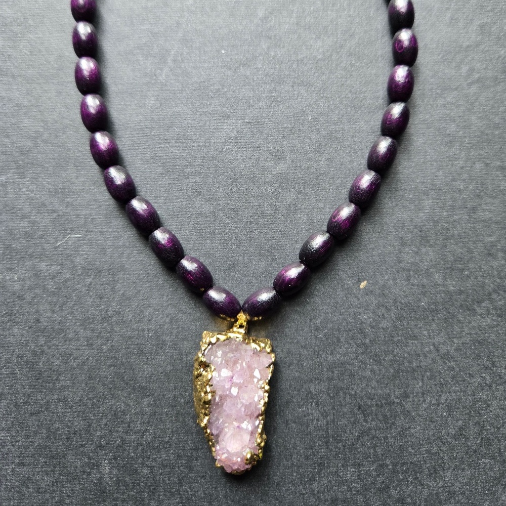 Amethyst Geode Necklace